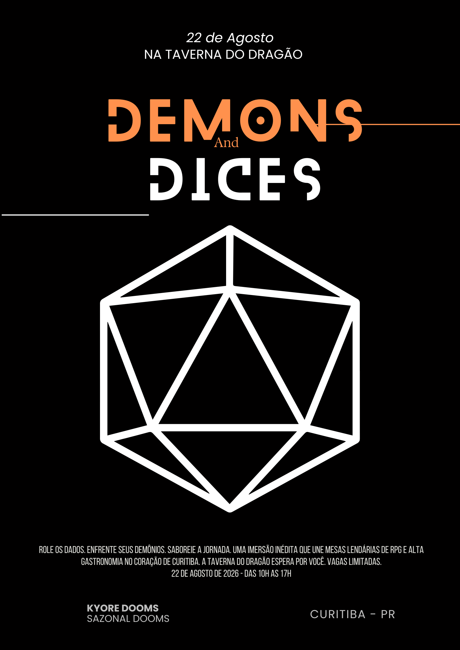Demons & Dices (RPG & Gastronomia)